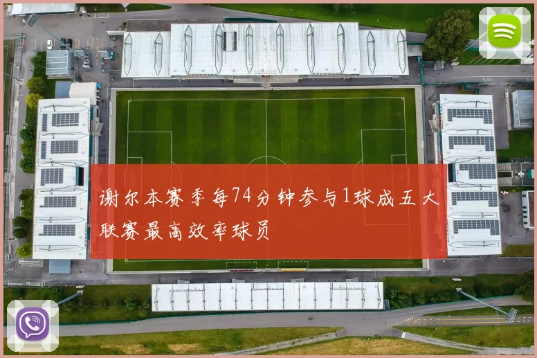 谢尔本赛季每74分钟参与1球成五大联赛最高效率球员